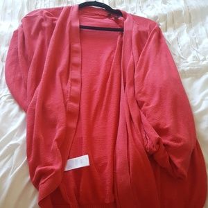 Red BCBG cardigan